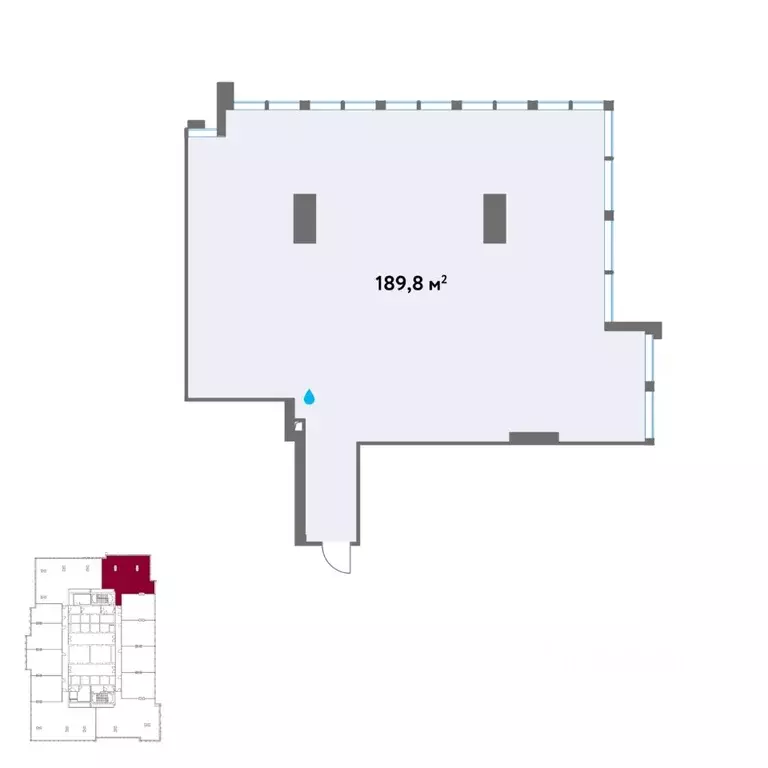 Офис в Москва Кинематографический кв-л,  (190 м) - Фото 2