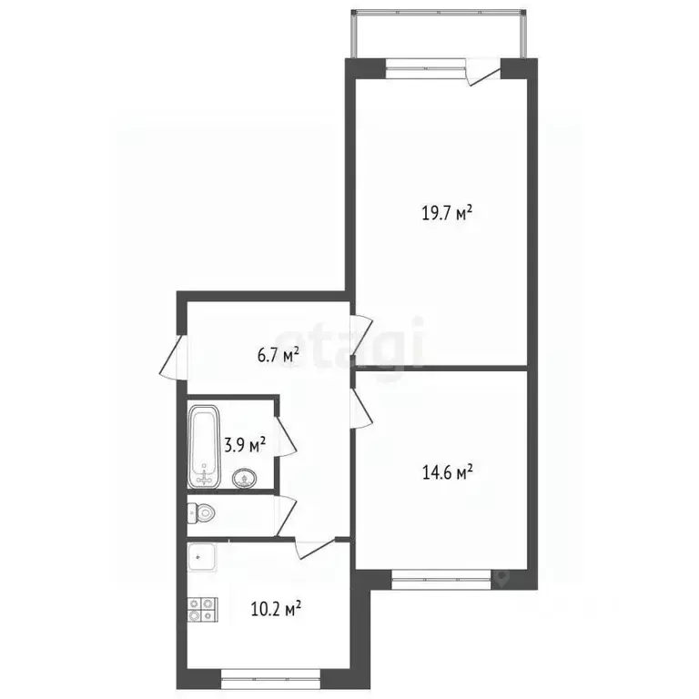 2-к кв. Москва Люблинская ул., 112 (57.4 м) - Фото 1