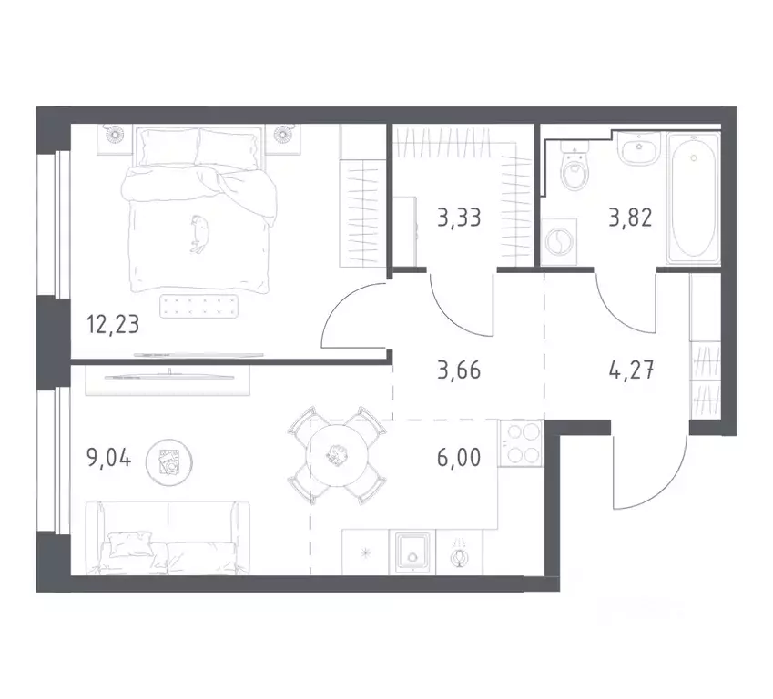 1-к кв. Приморский край, Владивосток ул. Нейбута (42.35 м) - Фото 1