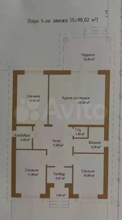 Дом 90 м на участке 4 сот. - Фото 1