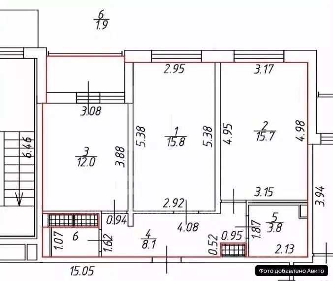 2-к кв. Санкт-Петербург пос. Шушары, Школьная ул., 17 (57.0 м) - Фото 2