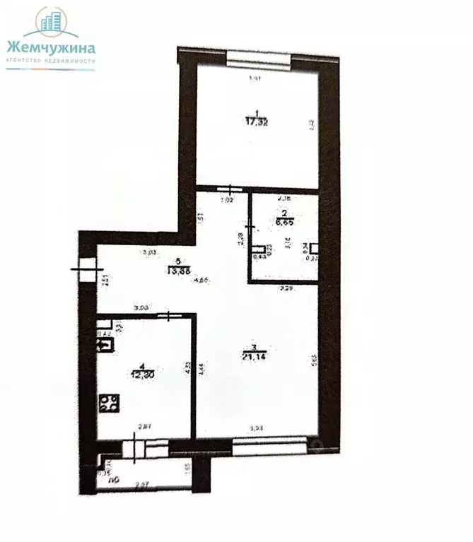 2-к кв. Ульяновская область, Димитровград ул. Славского, 18а (71.3 м) - Фото 2