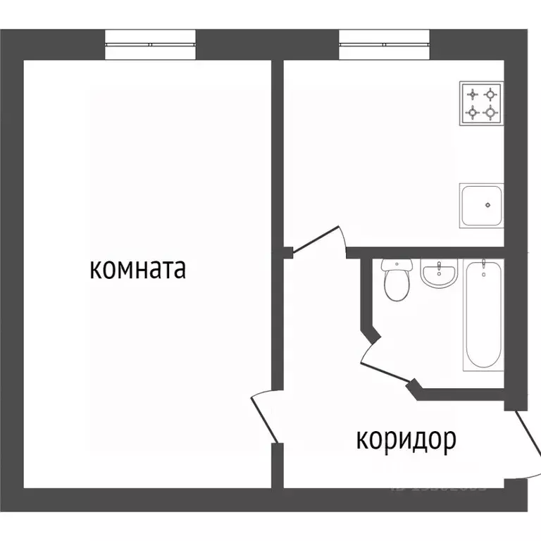 1-к кв. Ханты-Мансийский АО, Сургут просп. Ленина, 65/1 (29.6 м) - Фото 1