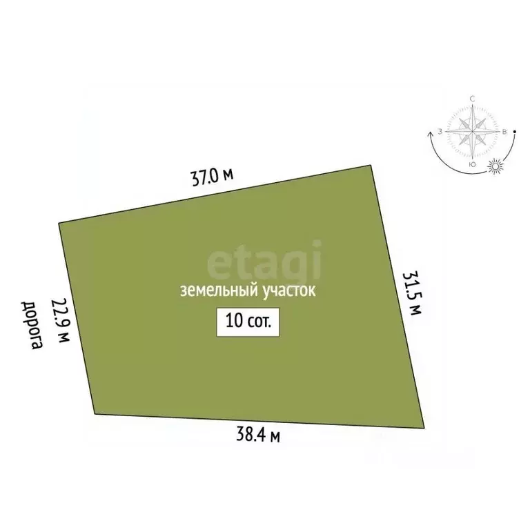 Участок в Московская область, Кашира городской округ, д. Терново-2 ул. ... - Фото 1