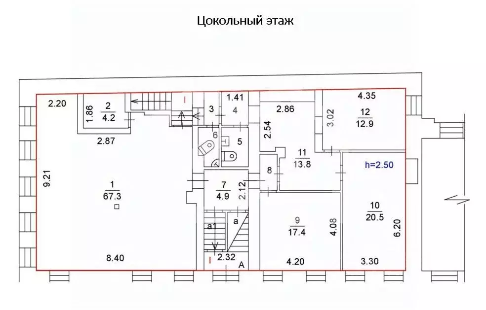 Помещение свободного назначения в Москва Нижняя Красносельская ул., ... - Фото 2