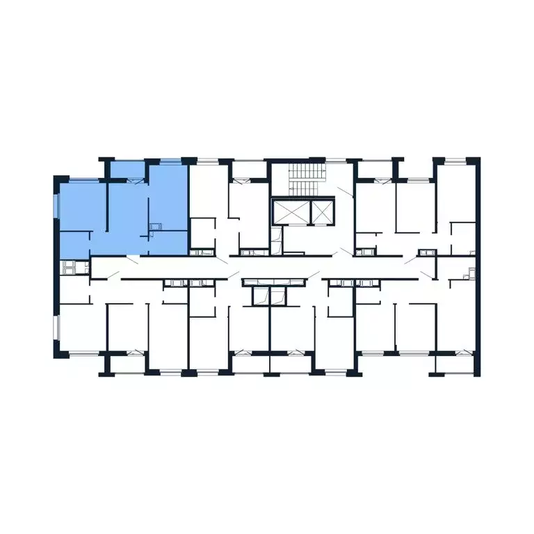 2-комнатная квартира: Новоселье, Центральная улица, 30к2 (51.6 м) - Фото 2