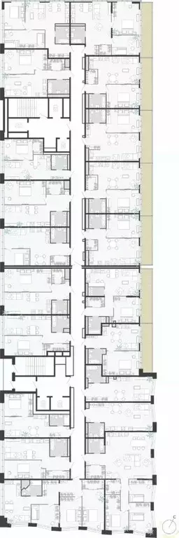 Студия Приморский край, Владивосток ул. Нейбута (34.2 м) - Фото 1