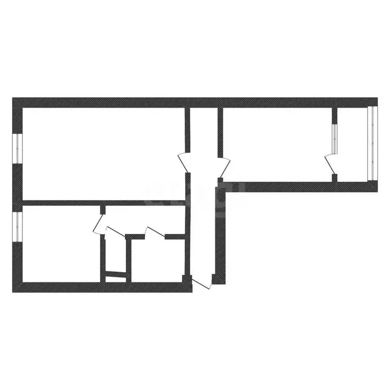 2-комнатная квартира: Воронеж, бульвар Пионеров, 26 (45.6 м) - Фото 1