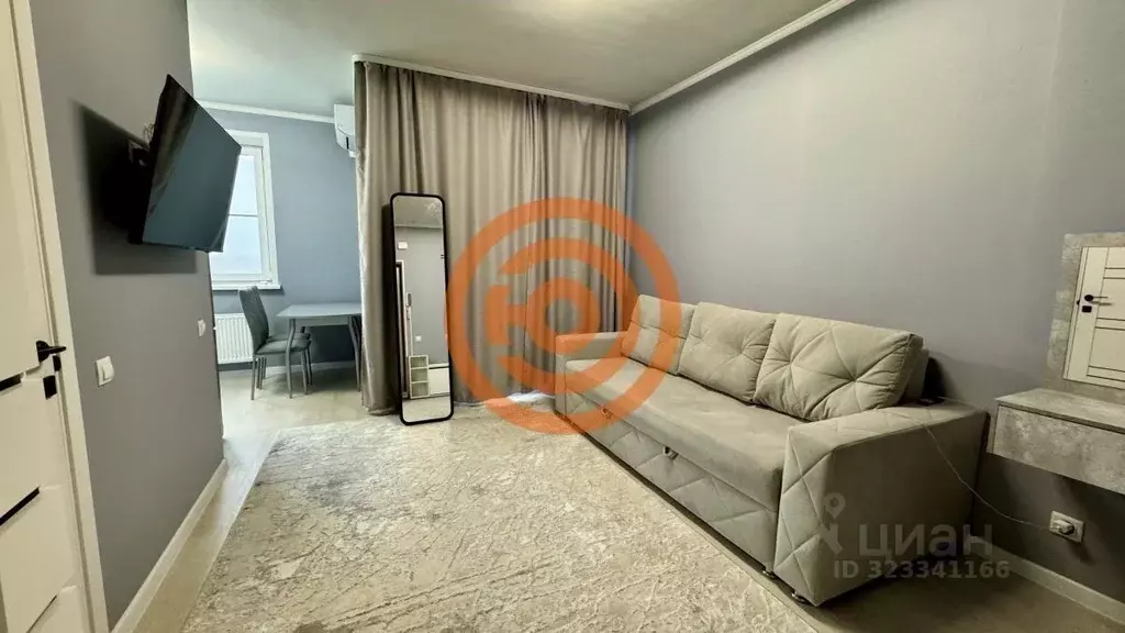 Студия Тюменская область, Тюмень Дамбовская ул., 25к1 (24.2 м) - Фото 1