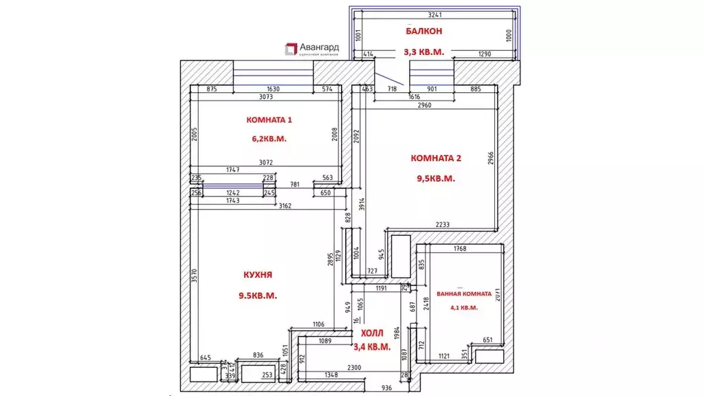 2-к кв. Санкт-Петербург ул. Ивинская, 19к2 (37.0 м) - Фото 0