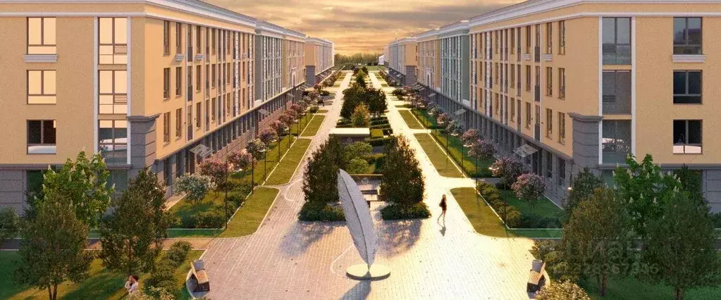 Квартира, 1 комната, 33.65 м - Фото 1