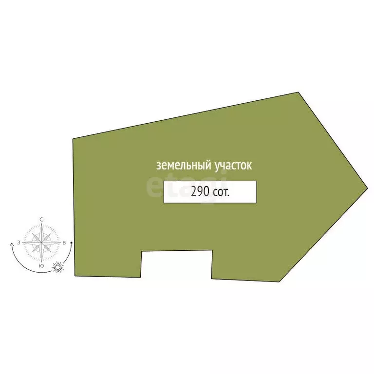 Участок в Новосибирская область, Бердск (290 м) - Фото 0