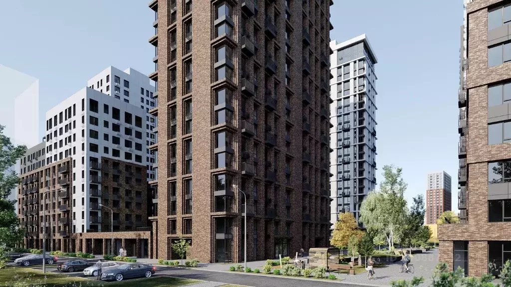 3-к кв. Татарстан, Казань ул. Рауиса Гареева (69.79 м) - Фото 1