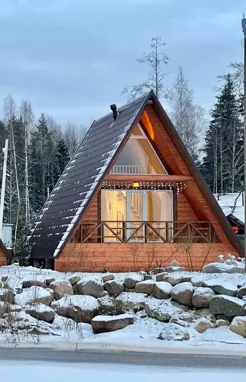 Дом в Ленинградская область, Выборгский район, Советское городское ... - Фото 1