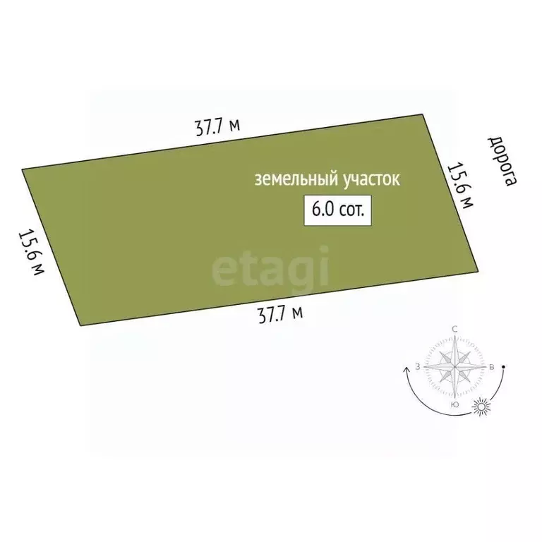 Участок в Тюменская область, Тюменский муниципальный округ, с. ... - Фото 2