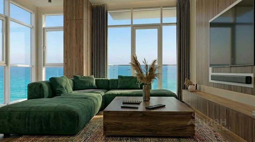 Студия Краснодарский край, Сочи ул. Просвещения, 32 (66.0 м) - Фото 2