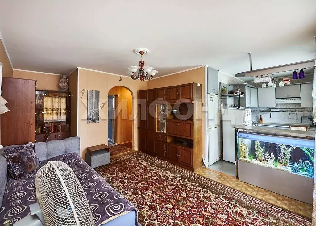 2-к кв. Новосибирская область, Новосибирск Забайкальская ул., 53 (53.1 ... - Фото 1