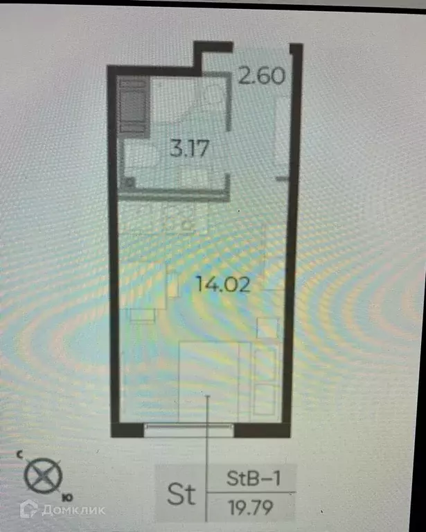 Продаётся квартира-студия, 20.51 м - Фото 1
