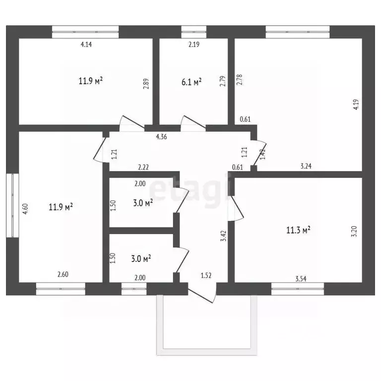 Дом в Крым, Симферопольский район, с. Урожайное, Крымской Весны кв-л  ... - Фото 2