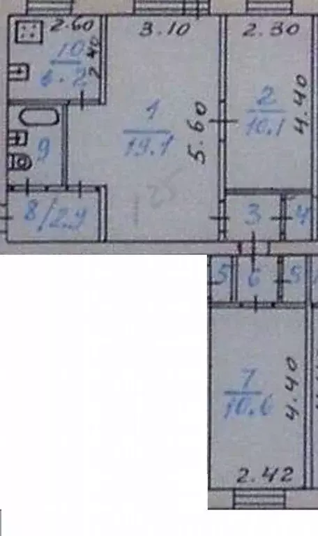 3-к кв. Свердловская область, Березовский ул. Циолковского, 13 (56.0 ... - Фото 0