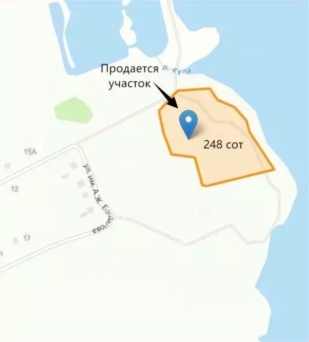 Участок в Пензенская область, Шемышейский район, с. Усть-Уза  (248.0 ... - Фото 1