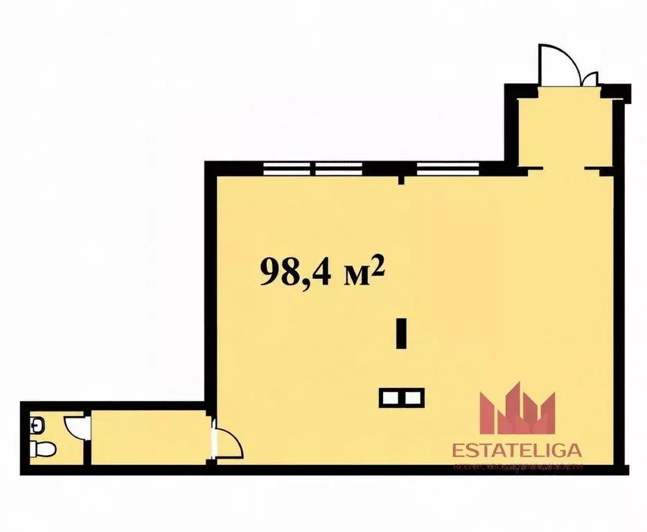 Помещение свободного назначения в Москва Березовая аллея, 19к5 (98 м) - Фото 2