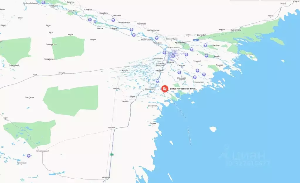 Участок в Астраханская область, Икрянинский район, с. Зюзино ... - Фото 2