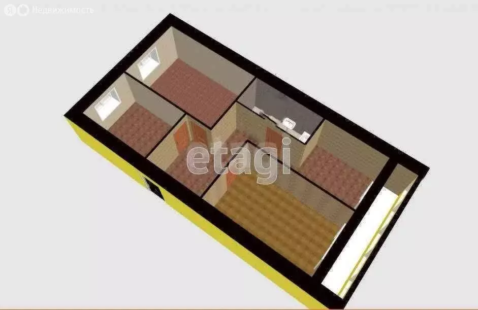 3-комнатная квартира: Южно-Сахалинск, планировочный район Луговое, ... - Фото 1