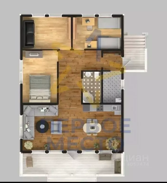 Дом в Башкортостан, Благовещенск Короткая ул. (80 м) - Фото 2