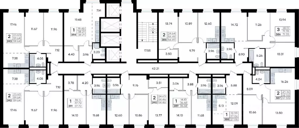 1-к кв. Приморский край, Владивосток ул. Тухачевского, 80 (36.68 м) - Фото 2