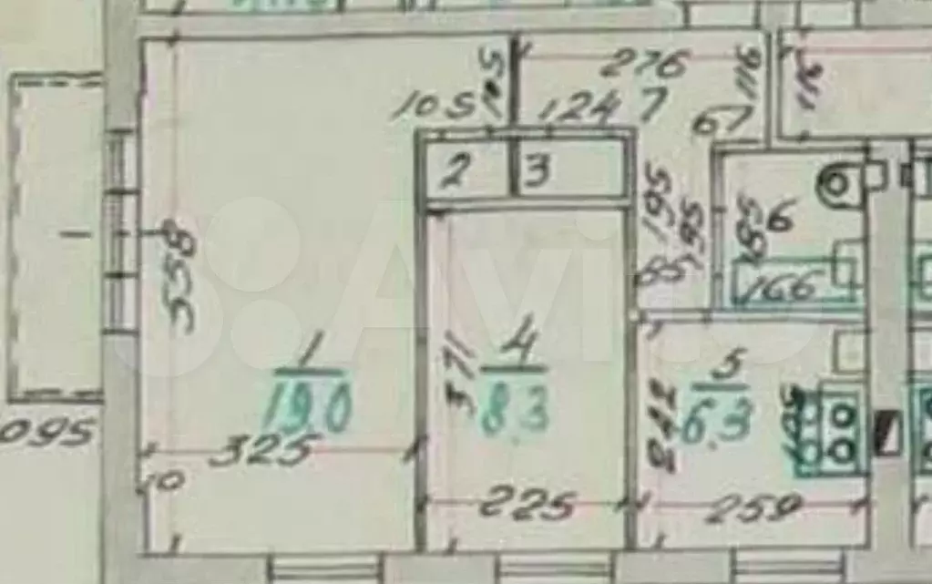 2-к. квартира, 42,8 м, 3/5 эт. - Фото 0