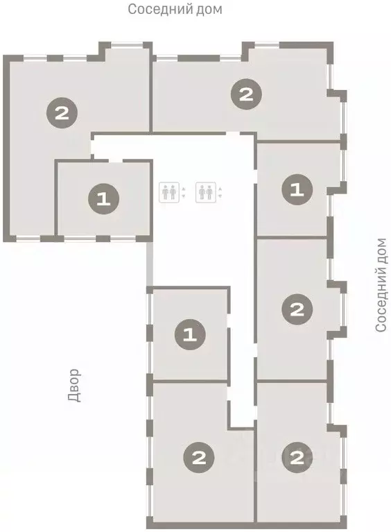 2-к кв. Новосибирская область, Новосибирск Аэропорт мкр,  (59.7 м) - Фото 1