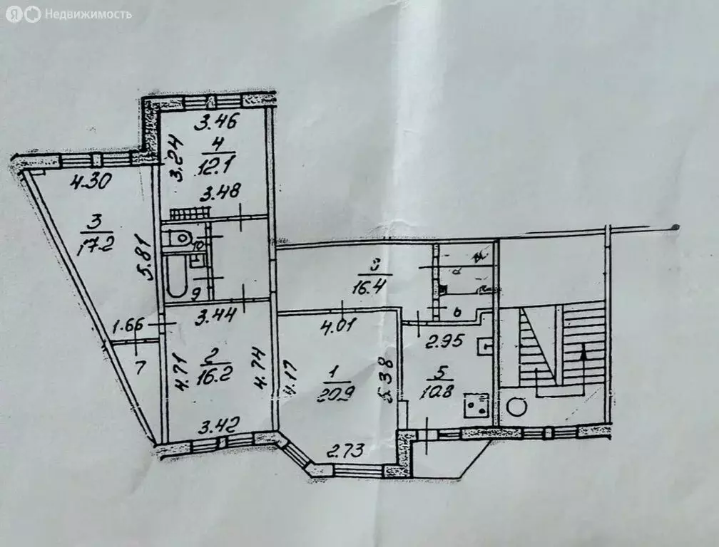 4-комнатная квартира: Санкт-Петербург, Петергофское шоссе, 90к1 (101.4 ... - Фото 2