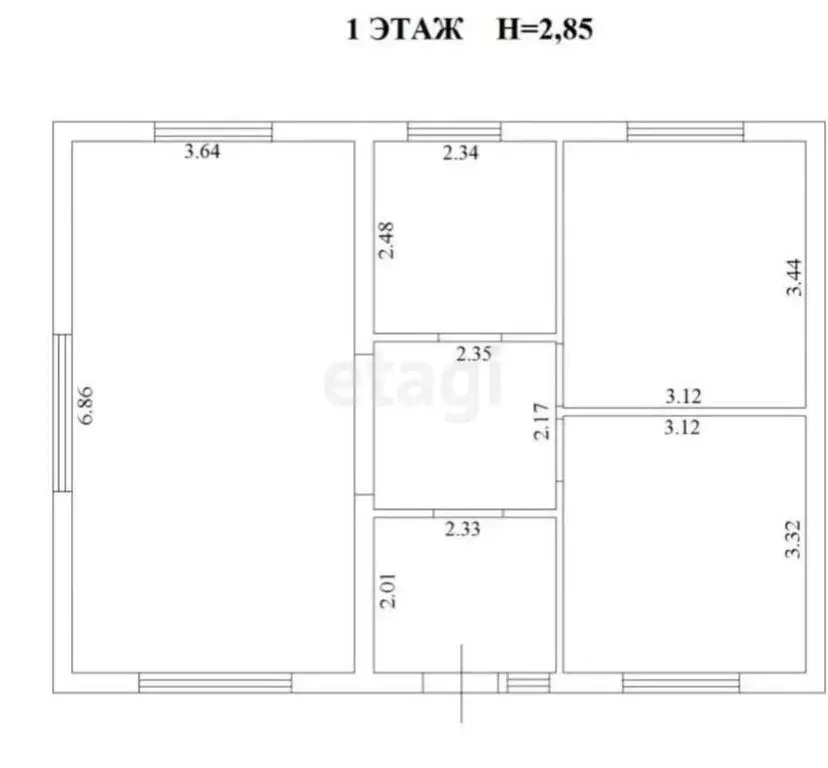 Дом в Калининградская область, Гурьевский муниципальный округ, посёлок ... - Фото 1