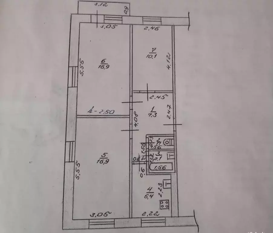 Продаётся 3-к квартира, 61 м - Фото 0