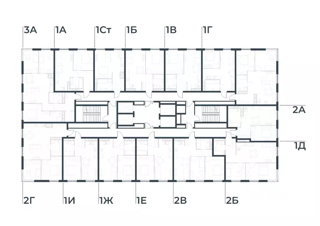 2-к кв. Астраханская область, Астрахань Бакинская ул., 65 (53.41 м) - Фото 2