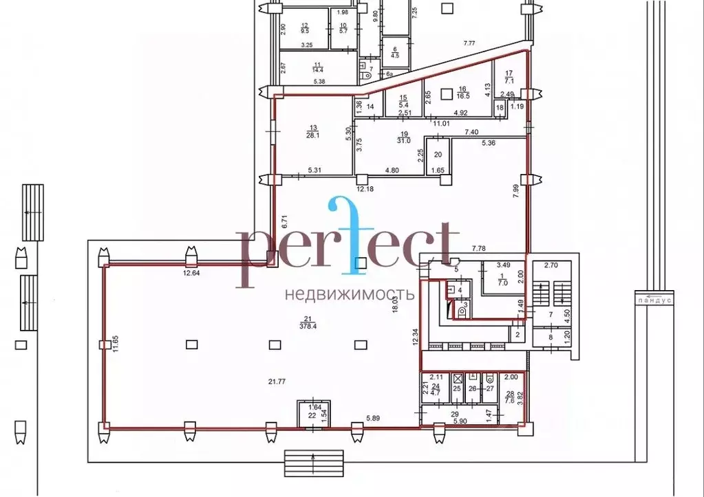 Помещение свободного назначения в Москва ул. Мельникова, 7 (538 м) - Фото 2