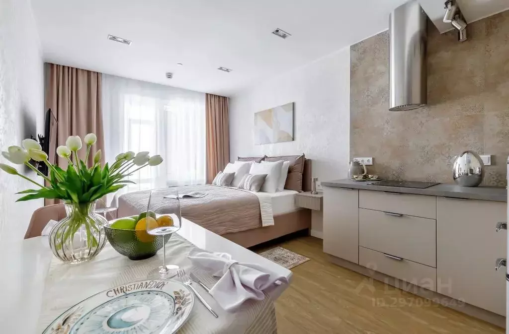 1-к кв. Краснодарский край, Краснодар Уральская ул., 75/6 (28.0 м) - Фото 1