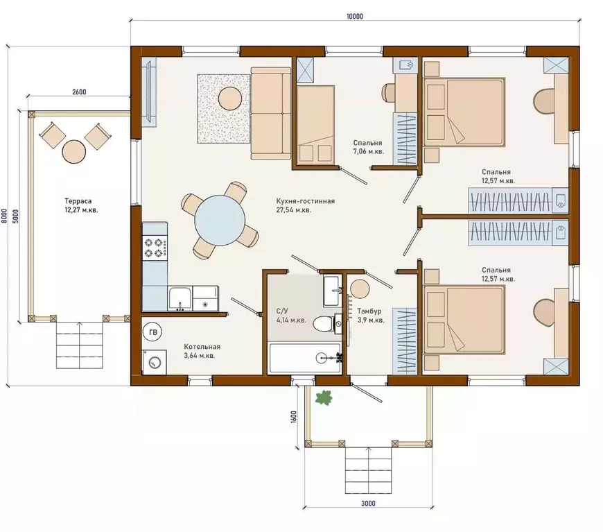 Коттедж в Ленинградская область, Ломоносовский район, Гостилицкое ... - Фото 2