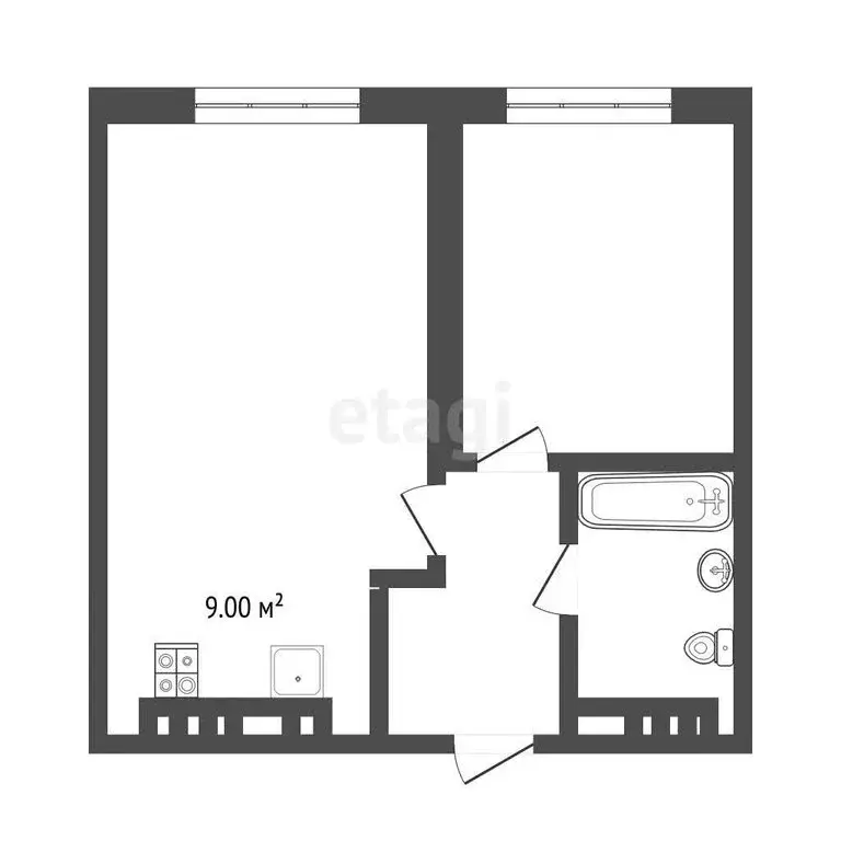 1-комнатная квартира: Тюмень, улица Газовиков, 34к1 (38.3 м) - Фото 2