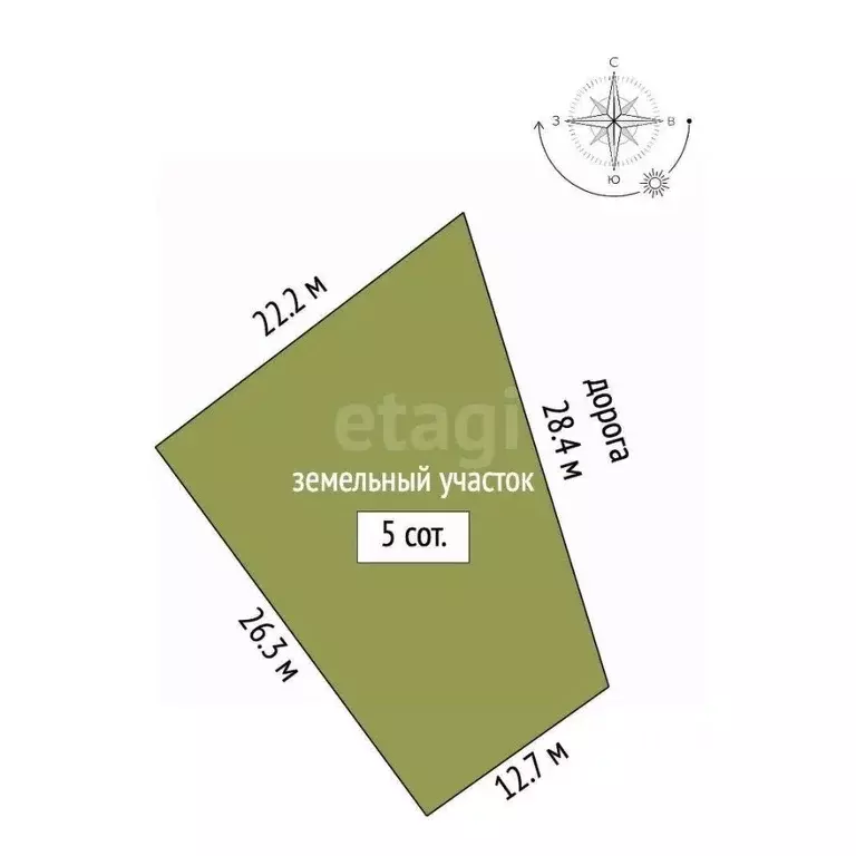 Участок в Ростовская область, Аксайский район, Старочеркасская ст-ца ... - Фото 2