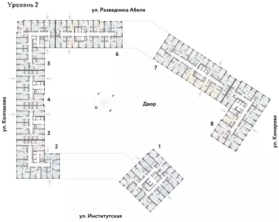 2-комнатная квартира: Мытищи, ЖК Страна.Парковая (41.46 м) - Фото 0