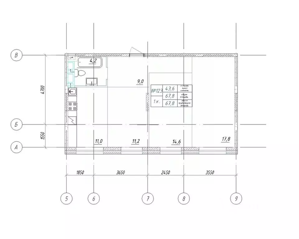 1-к кв. Приморский край, Большой Камень ул. Ленина, 14 (67.8 м) - Фото 1