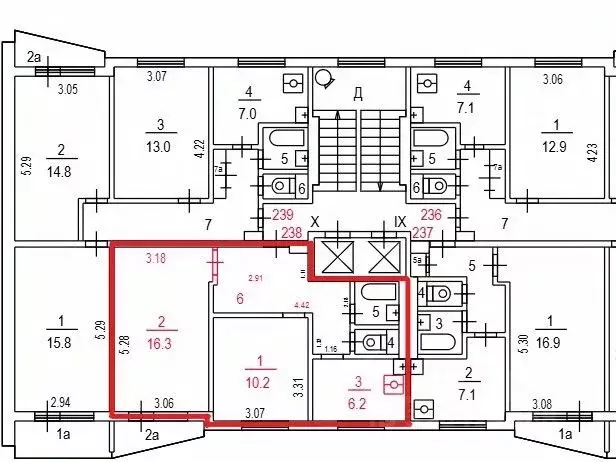2-к кв. Москва Каширское ш., 108К1 (44.7 м) - Фото 1