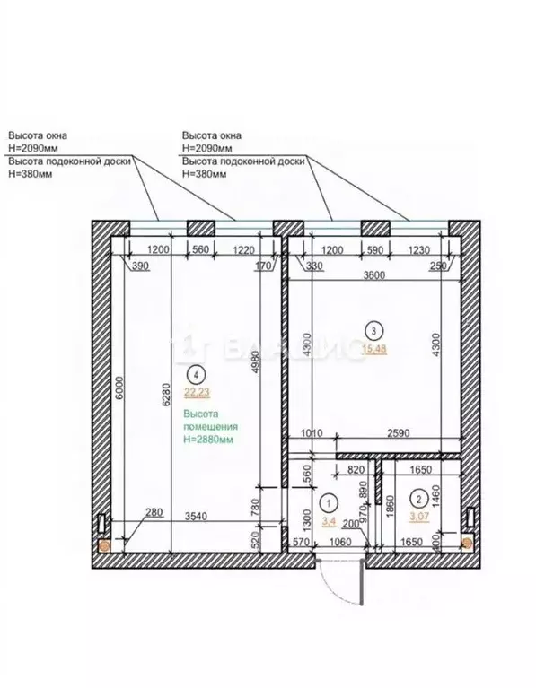 1-к кв. Московская область, Апрелевка Наро-Фоминский городской округ, ... - Фото 2