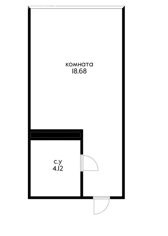 Квартира-студия: Краснодар, Обрывная улица, 132/1к5 (22.8 м) - Фото 0