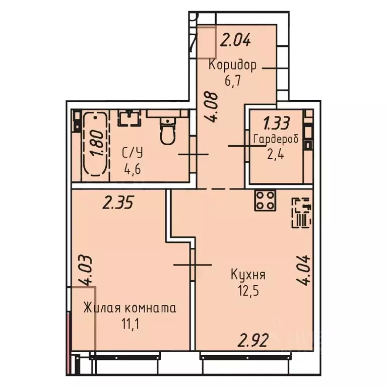 1-к кв. Иркутская область, Иркутск Култукская ул., 16 (37.3 м) - Фото 0