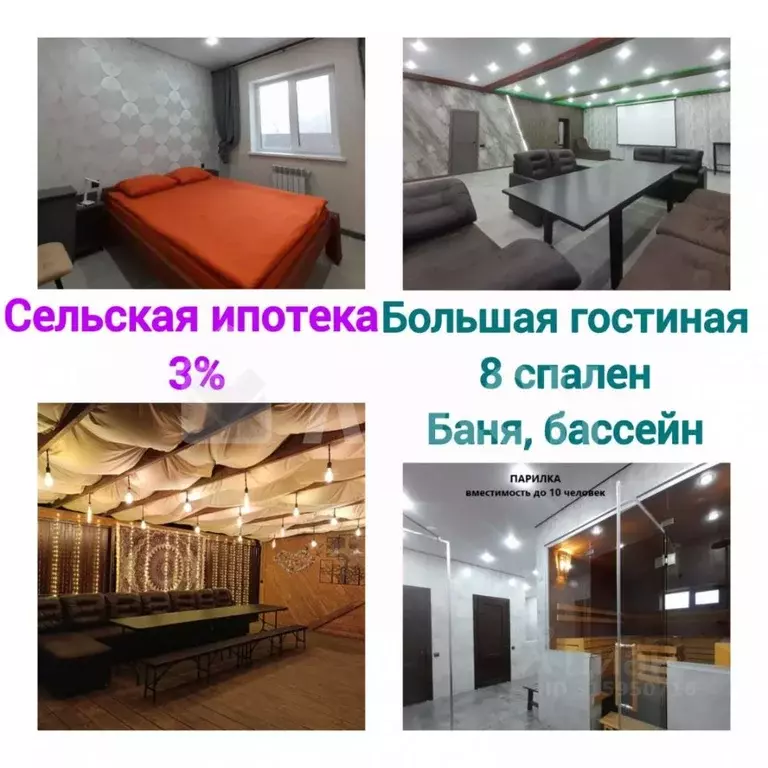 Коттедж в Омская область, Омское с/пос, д. Зеленовка  (301 м) - Фото 1