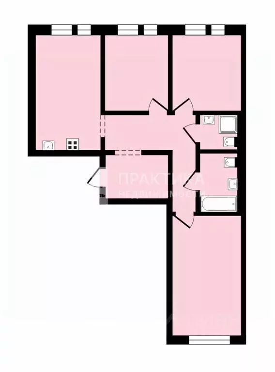 3-к кв. Московская область, Ленинский городской округ, Дрожжино пгт ш. ... - Фото 2