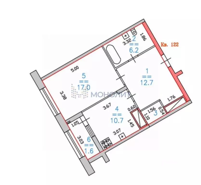 1-к кв. Нижегородская область, Нижний Новгород ул. Владимира ... - Фото 0